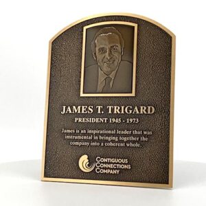 Bronze Arched Plaque Thumb