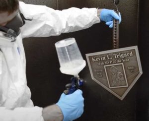 Power Clear Coat Aluminum Plaque