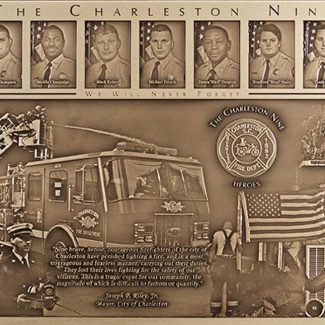 Fire Fighter Hall Of Fame Plaque