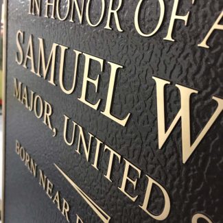 Military Bronze Plaques