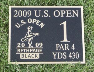 Us Open Bronze Plaque