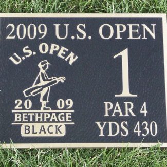 Us Open Bronze Plaque