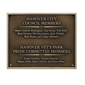 Council Members Bronze Plaque