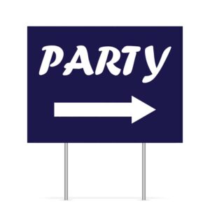 Corrugated Sample 1 Party Sign