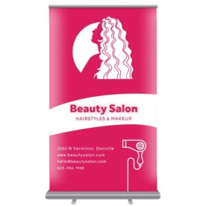 Retractable Banner Sample 2 Beauty Salon Banners