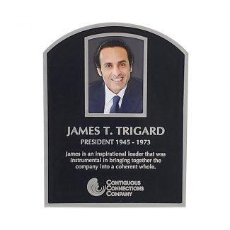 Aluminum Arched Plaque Design