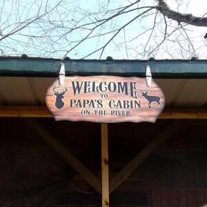 Polystyrene Signs Cabin
