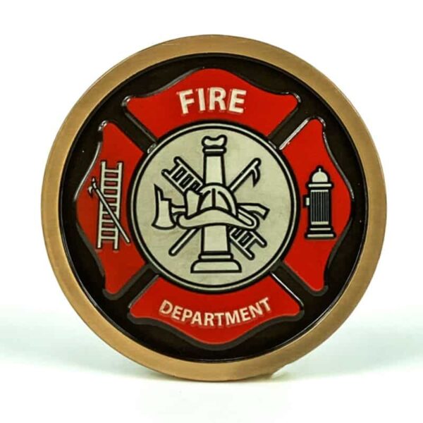 Licenses Products Fireman  Self-Adhesive Medallion 