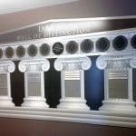 College Donor Wall Display