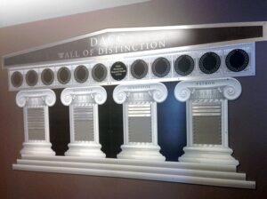 College Donor Wall Display