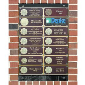 High School Donor Wall Display