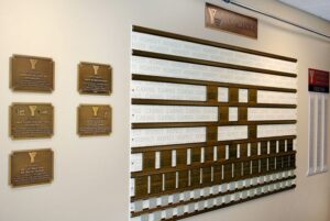 Ymca Gym Donor Wall Display