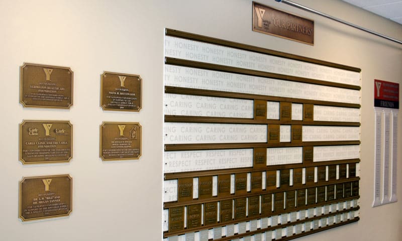Ymca Non Profit Donor Wall