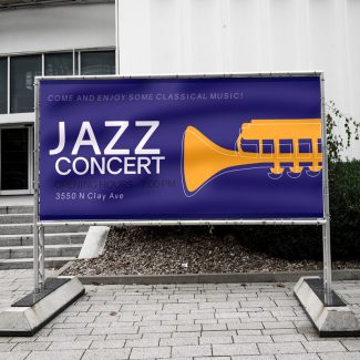 Banner Sample 4 Realistic Concert Banner