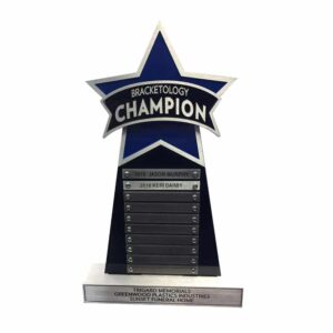 Custom Bracket Trophies and Awards