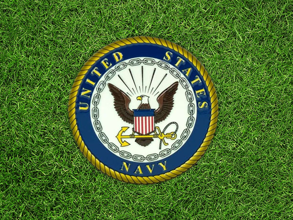 Bronze Navy Medallion Memorial Marker