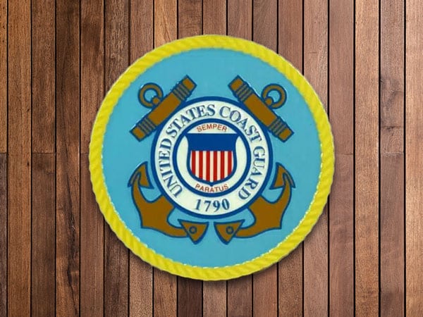 Bronze Coast Guard Medallion Wall Display