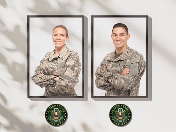 bronze army medallion wall of honor