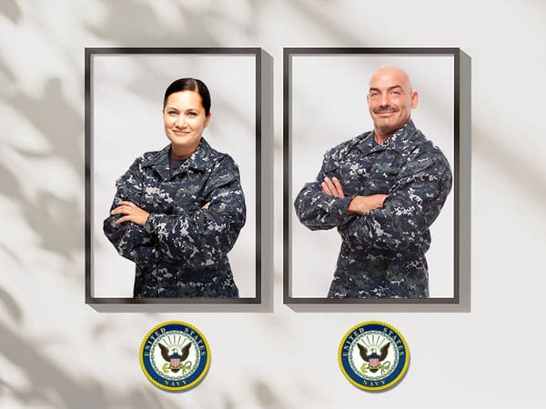 Bronze United States Navy Medallion Wall Of Honor