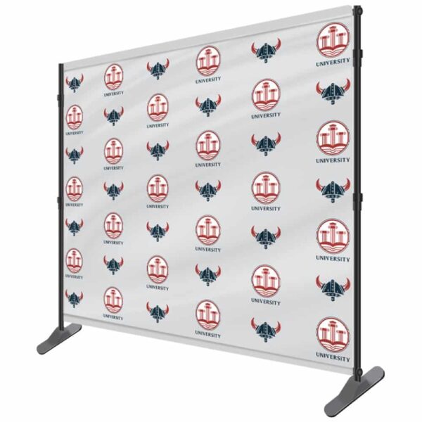 Step and Repeat Backdrop Realistic Sample