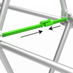 Curved Velcro Fabric Backdrop Hardware Joint Close Up