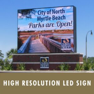 High Resolution Led Sign