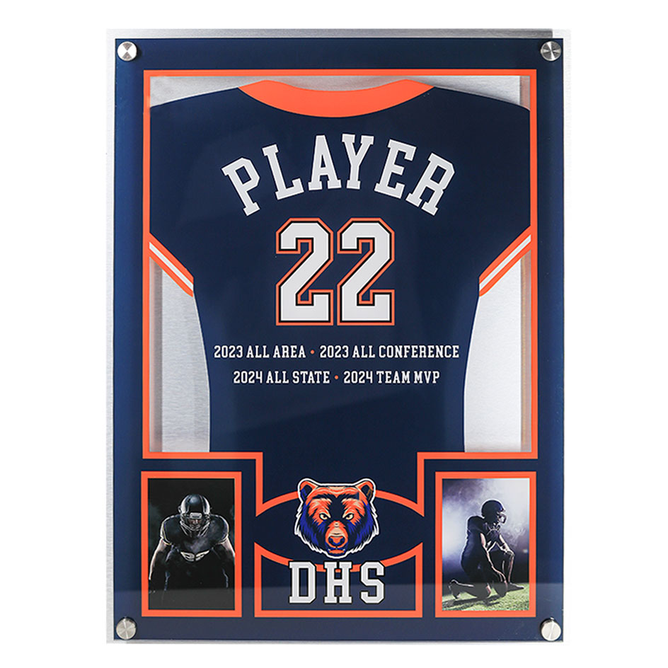 Football Jersey Acrylic Plaques