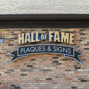 Hall Of Fame Plaques Channel Letters Sign