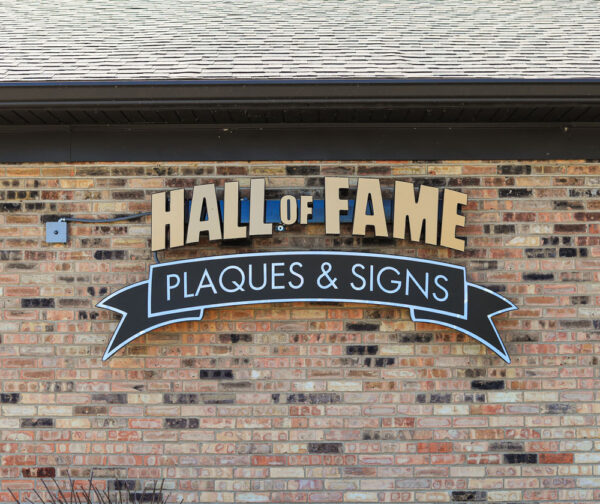 Hall Of Fame Plaques Channel Letters Sign