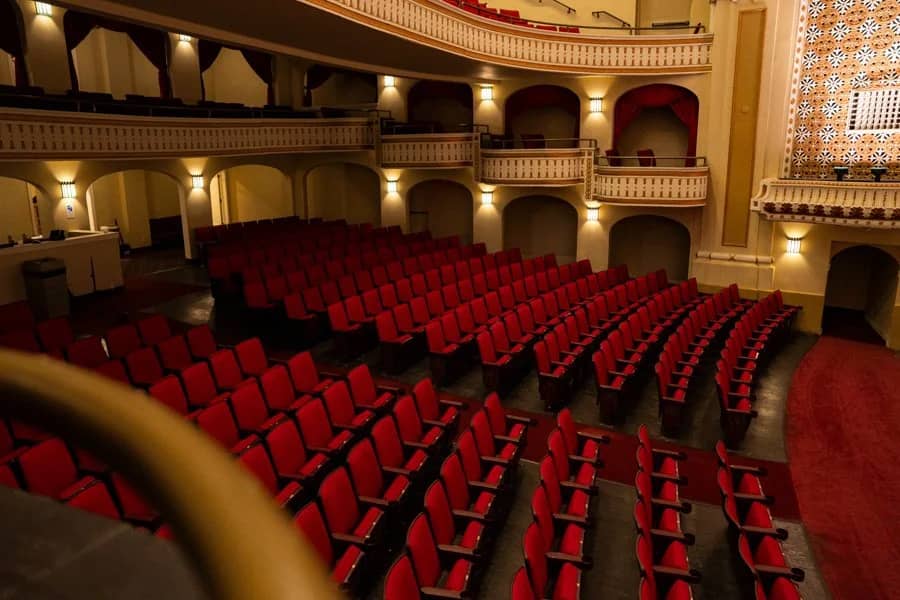 An empty theater