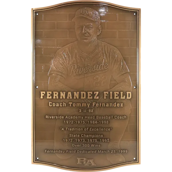 Bronze Field Dedication Plaque