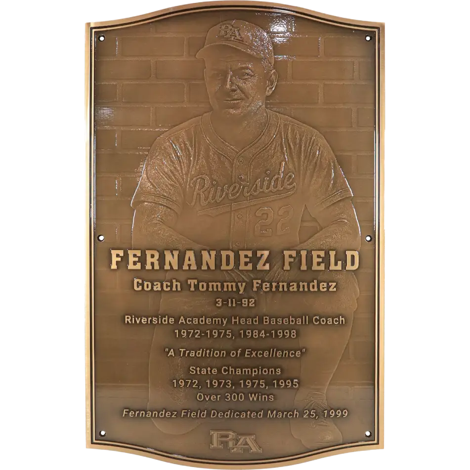 Bronze Field Dedication Plaque