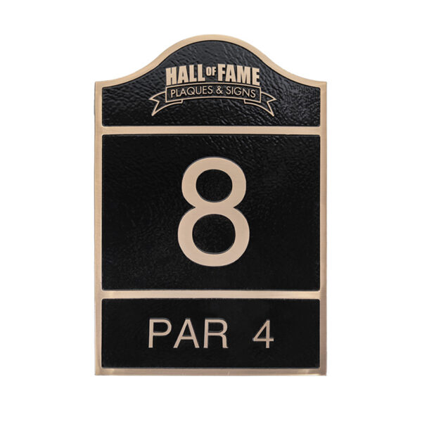 Golf Course Hole Sign