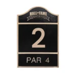 Golf Course Tee Sign Hole 2