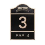 Golf Course Tee Sign Hole 3