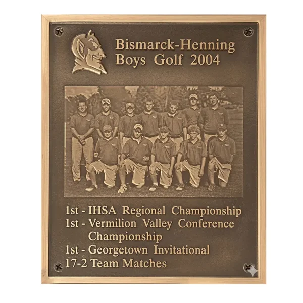 Golf Team Recognition Plaque