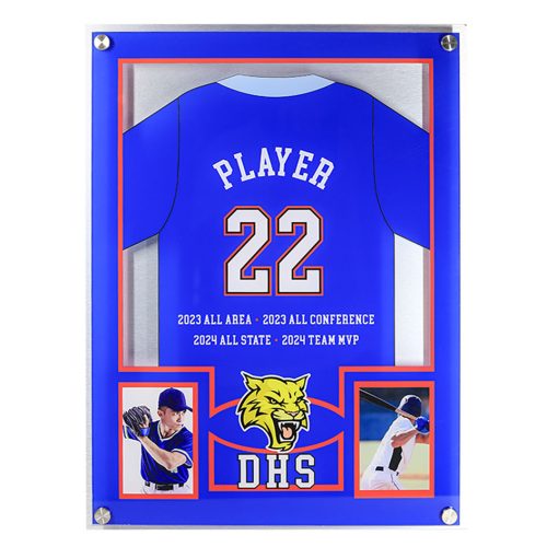 Baseball Jersey Acrylic Plaque
