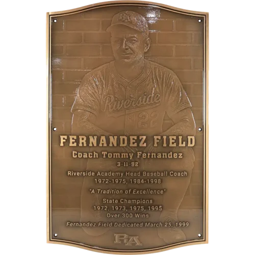 Bronze Field Dedication Plaque