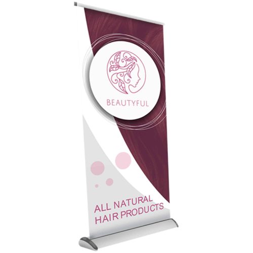 Deluxe Retractable Banner Realistic Sample