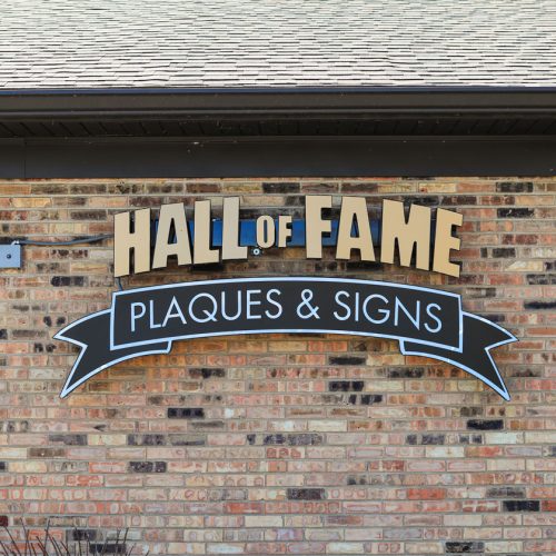 Hall Of Fame Plaques Channel Letters Sign