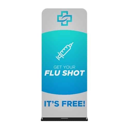 Tension Fabric Stand Realistic Sample Min