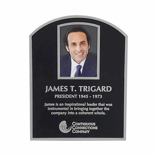 Aluminum Arched Plaque Design