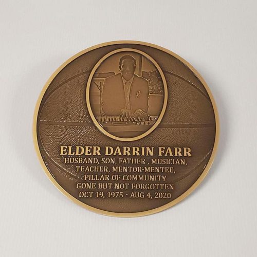 Custom Bronze Basketball Plaques